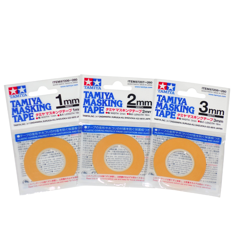 Tamiya Model Paint Set - TAMIYA 87206-87207-87208 Juego de cintas adhesivas