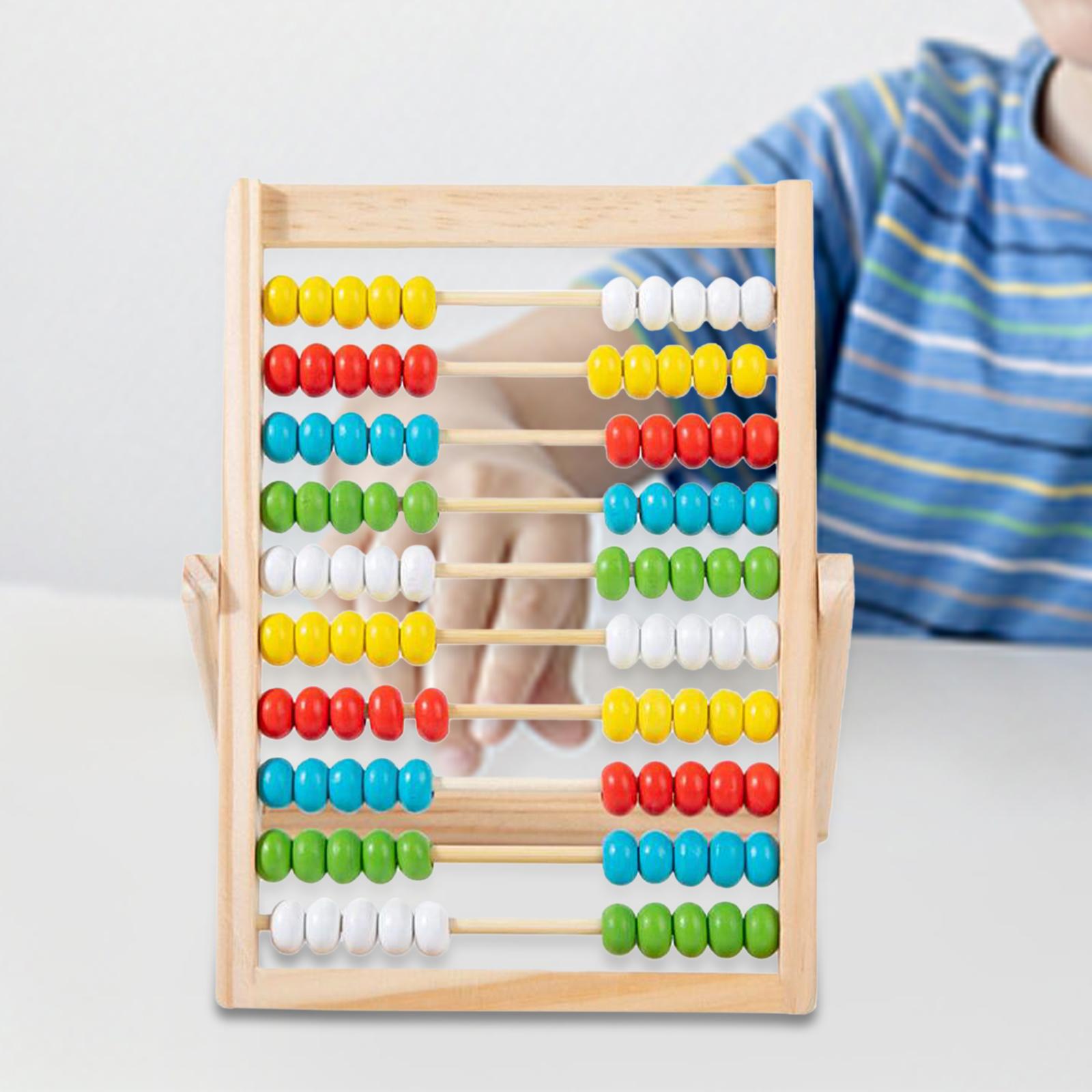 Kids Education Center - Ábaco de Madera Multicolor, Juego de