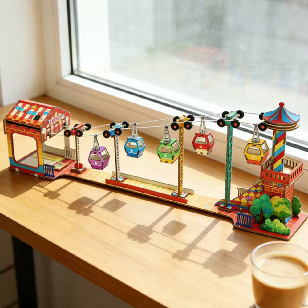 Kids Doctor Education - Modelo de teleférico turístico, juguetes científicos