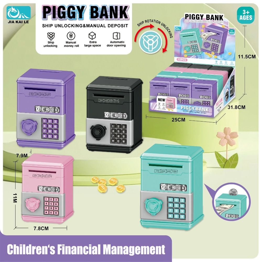 Kids Education Money - Caja de Ahorros con Contraseña para
