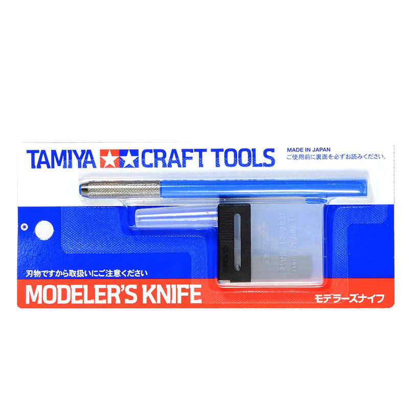 Tamiya Model Paint Set - TAMIYA-cuchillo modelo 69943 (azul) con 25