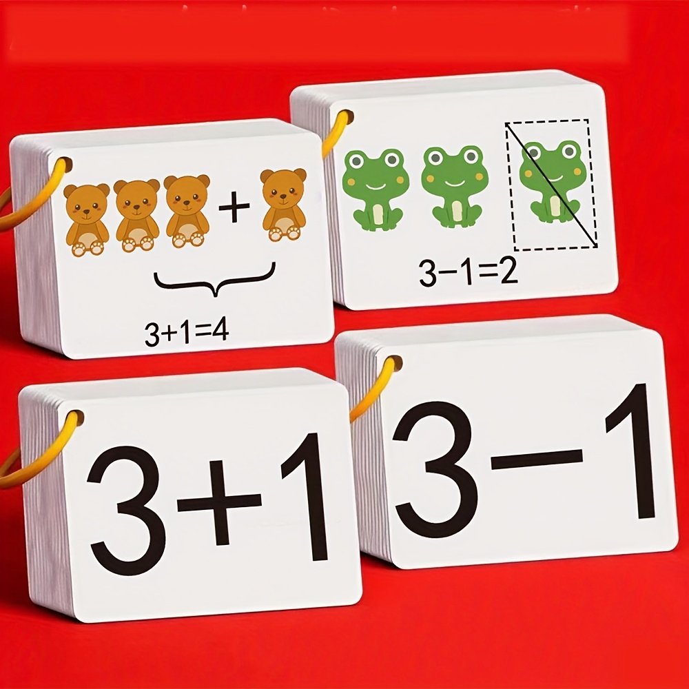 Kids Education Card - 132 tarjetas con problemas de suma