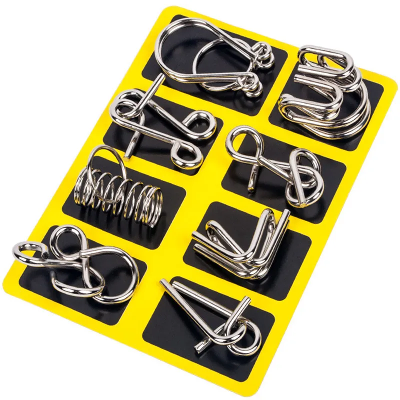 Kids Education Material - Rompecabezas de alambre Montessori de Metal