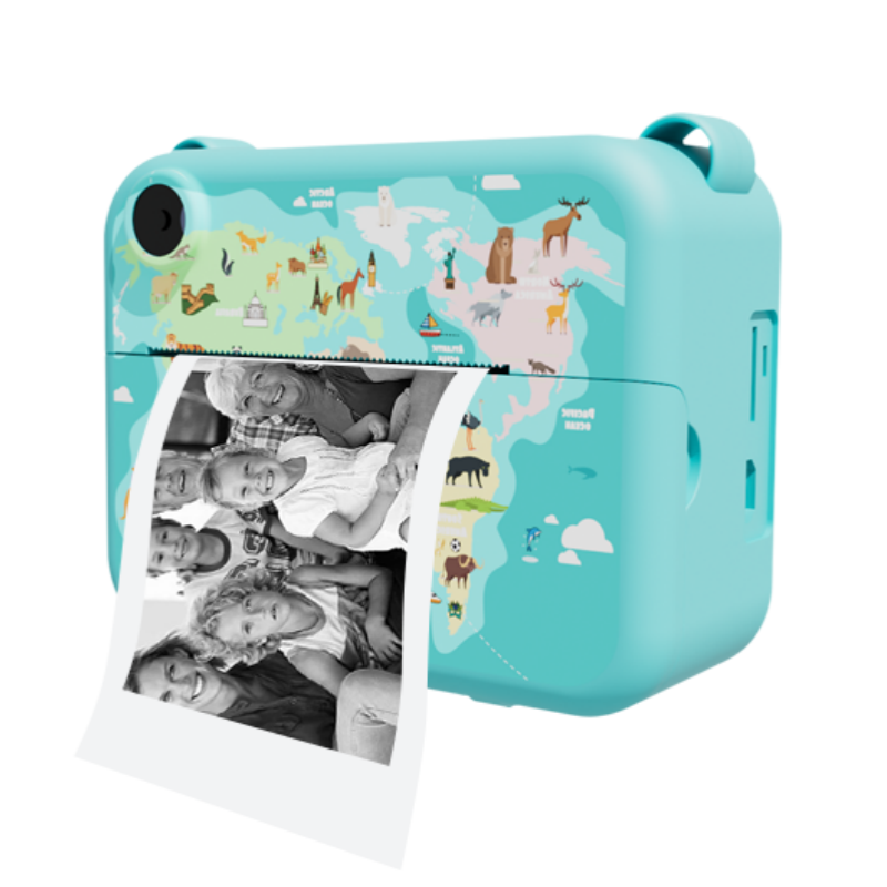 Kids Education Material - Cámara Digital para niños, Mini impresora