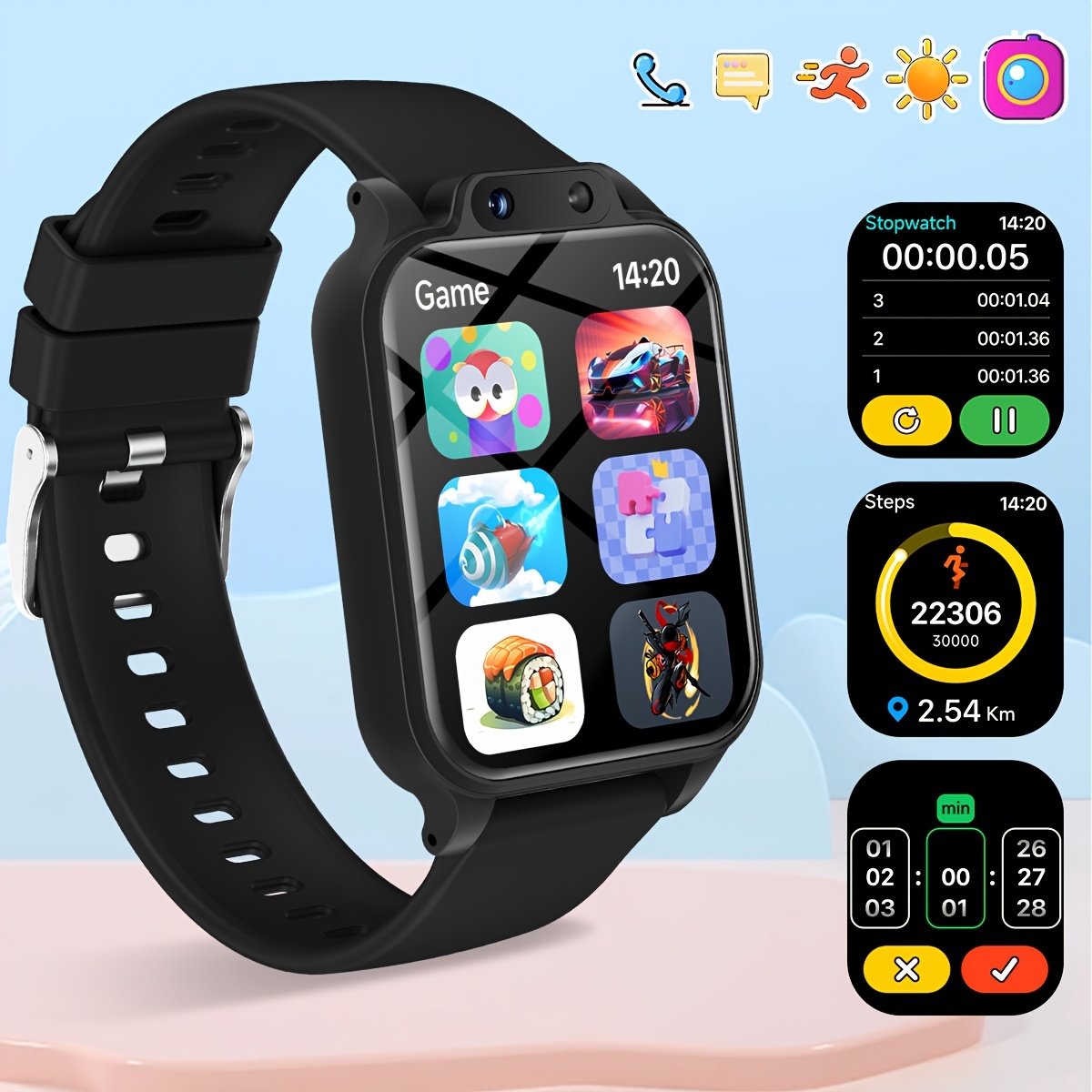 Kids Education Steps - Reloj Inteligente para Niños con 18