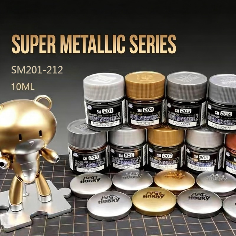 Tamiya Model Paint Set - Pintura Metálica con Efecto de Super