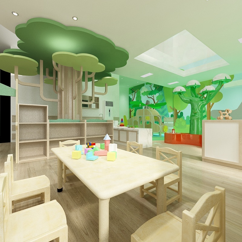 Kids Education Center - Conjunto de Muebles Infantiles para Preescolar,
