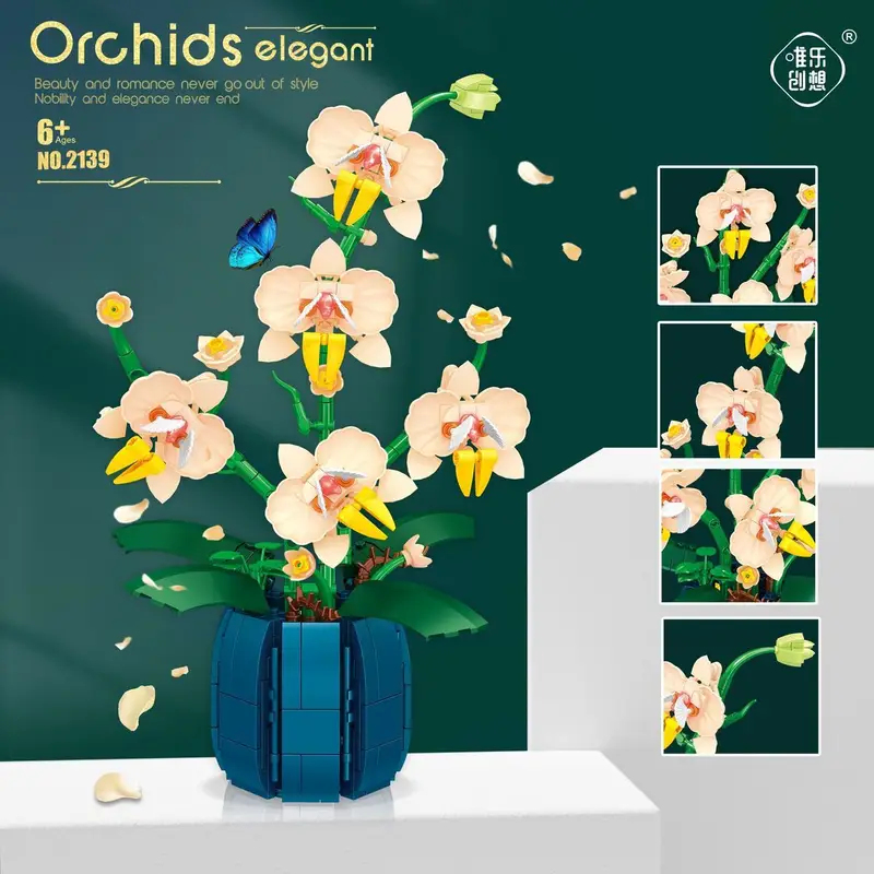Orchid Kids Education - 606 piezas de bloques de construcción