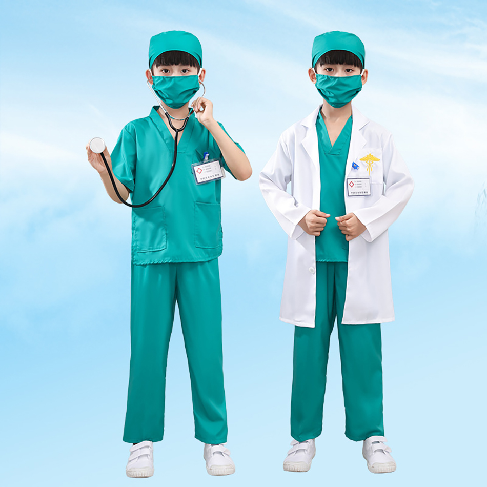 Uniformes médicos cómodos blan - Kids Doctor Education reseña y precio
