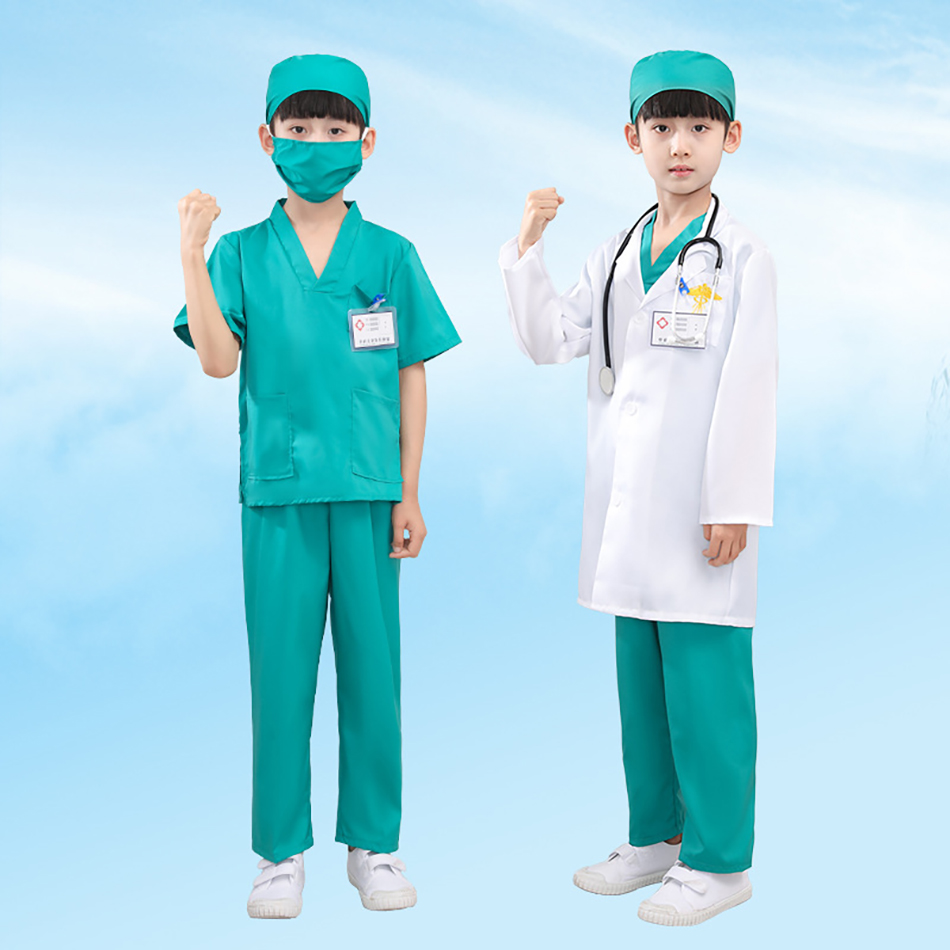 Uniformes médicos cómodos blan - Kids Doctor Education reseña y precio