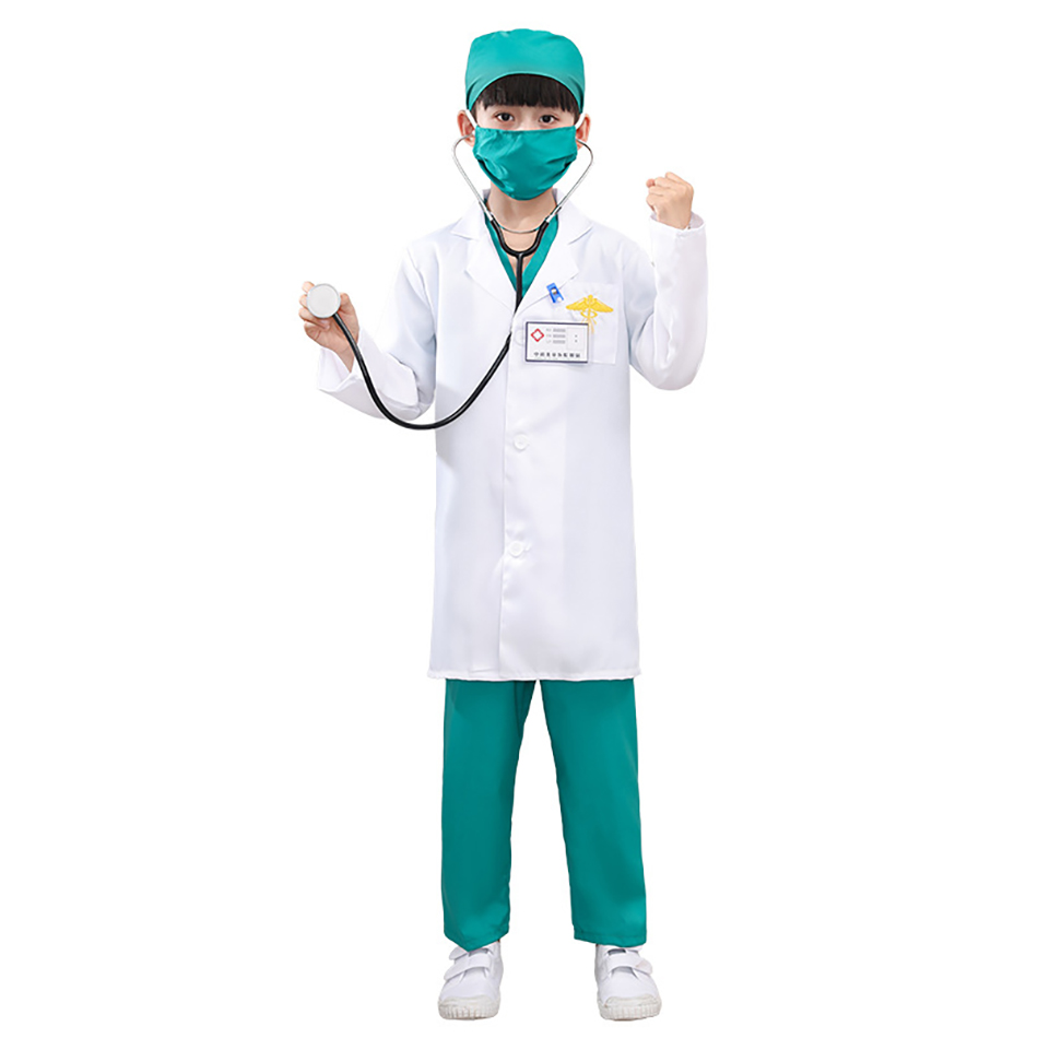 Uniformes médicos cómodos blan - Kids Doctor Education reseña y precio