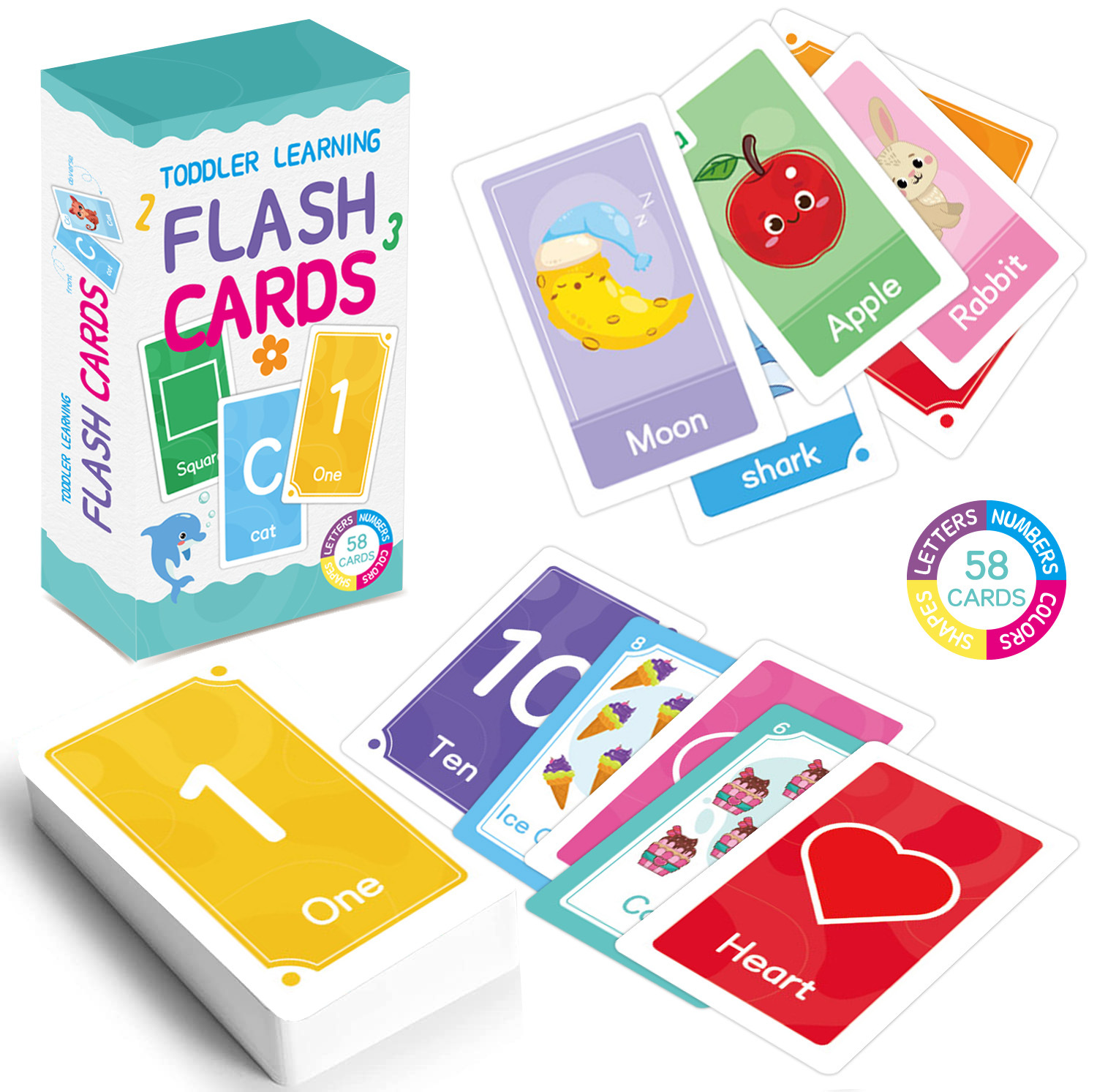 58 Uds. Tarjetas didácticas de - Free Educational Games For Kids reseña y precio