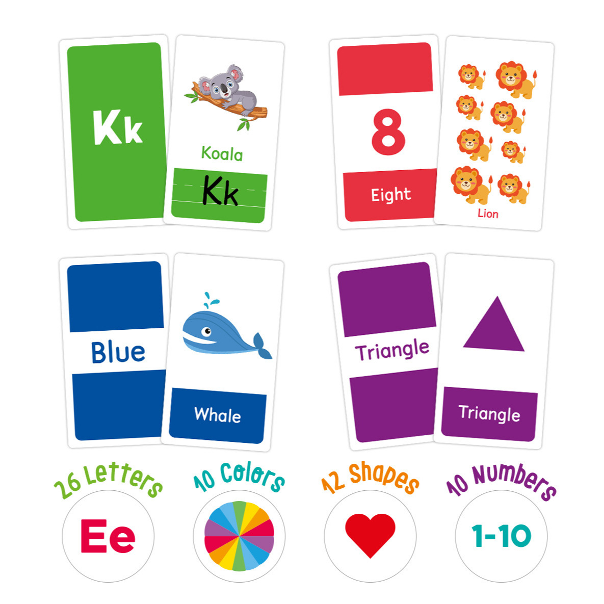 58 Uds. Tarjetas didácticas de - Free Educational Games For Kids reseña y precio