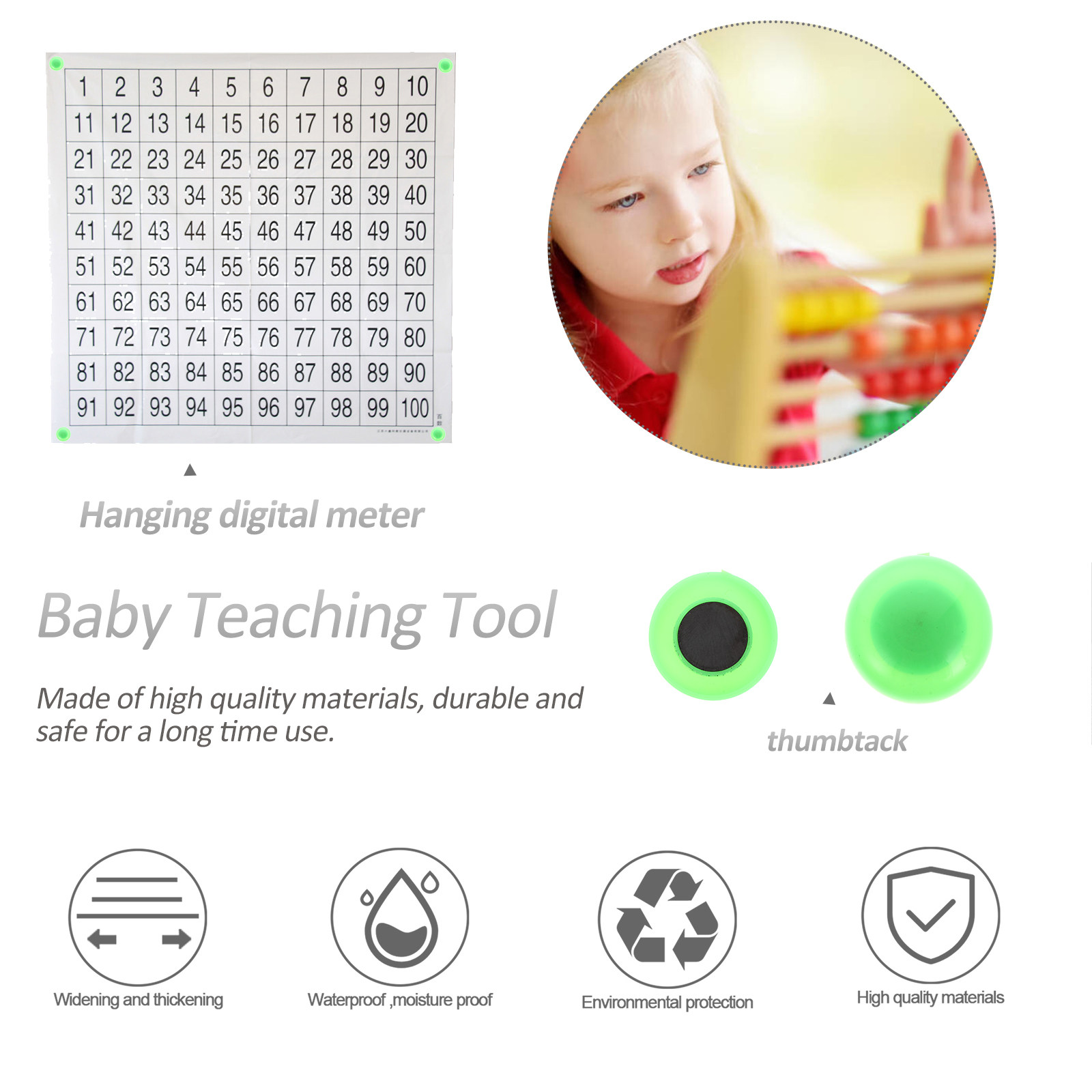 1 Juego de carteles educativos - Kids Education Charts reseña y precio