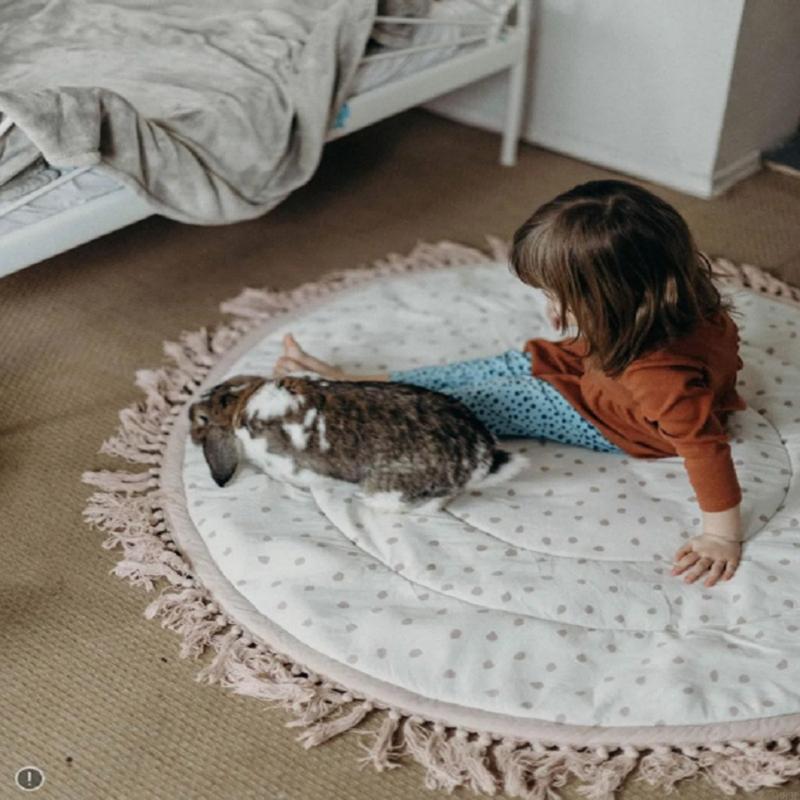 M89C alfombra piso baby algodó - Kids Educational Mat reseña y precio