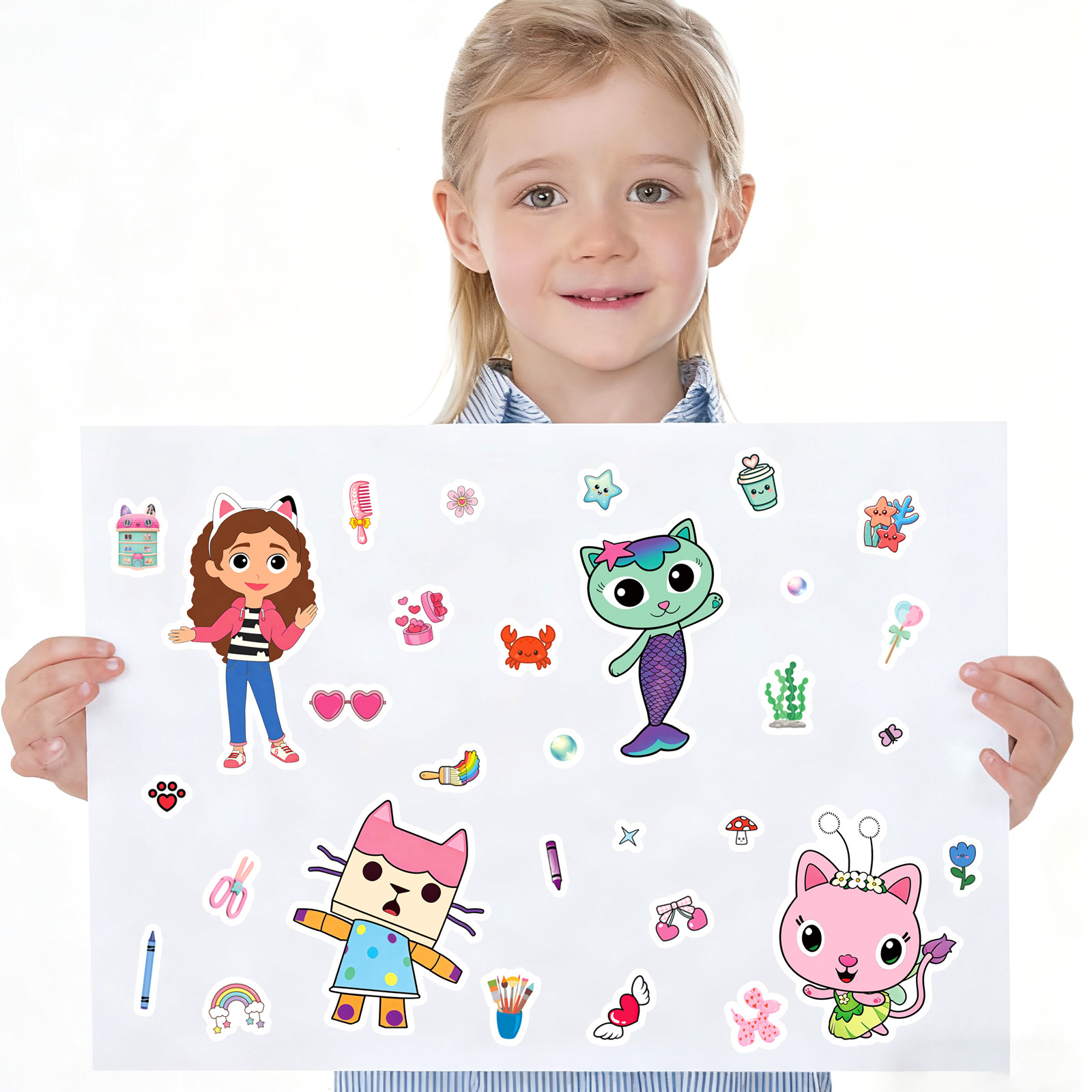 8/16 Hojas de Pegatinas de Rom - Kids Education Material reseña y precio