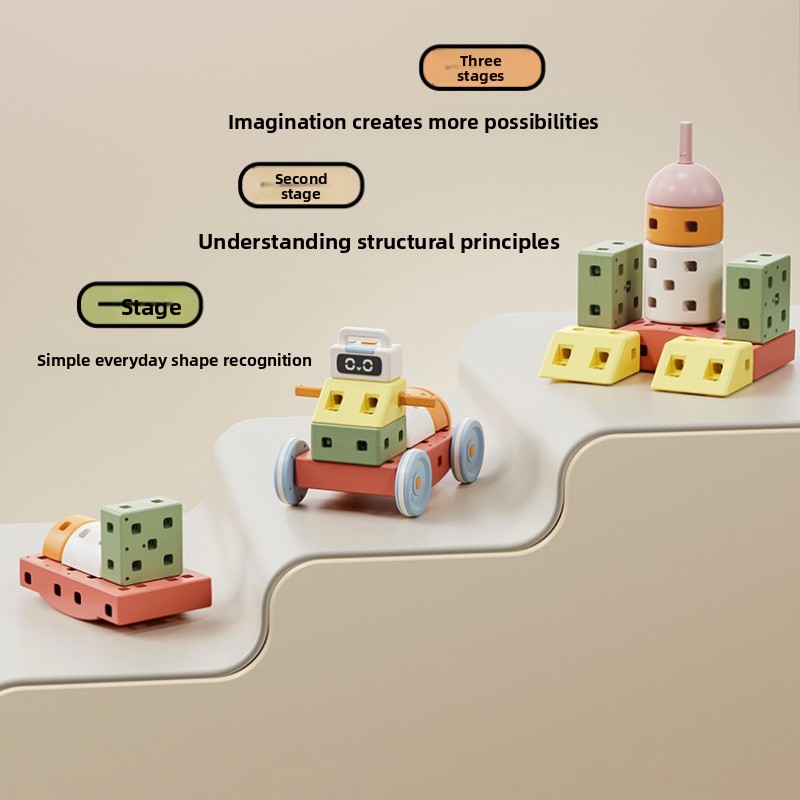 Coche de bloques de construcci - Kids Education Material reseña y precio