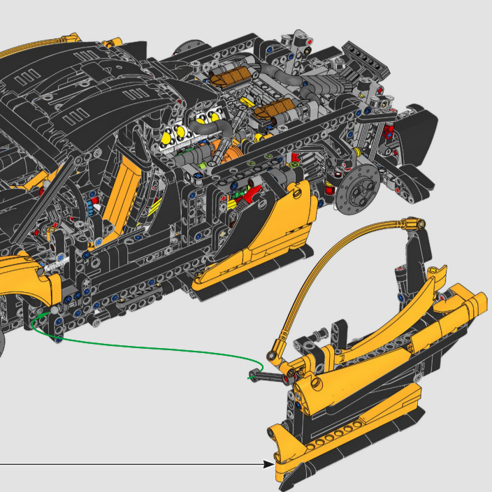 Coche Deportivo Amarillo Ensam - Lego Set Technic reseña y precio