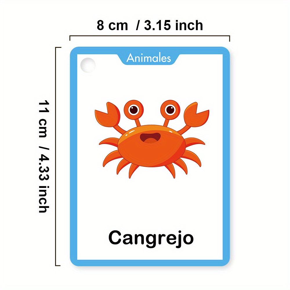 4 temas, frutas, verduras, ali - Kids Education Card reseña y precio