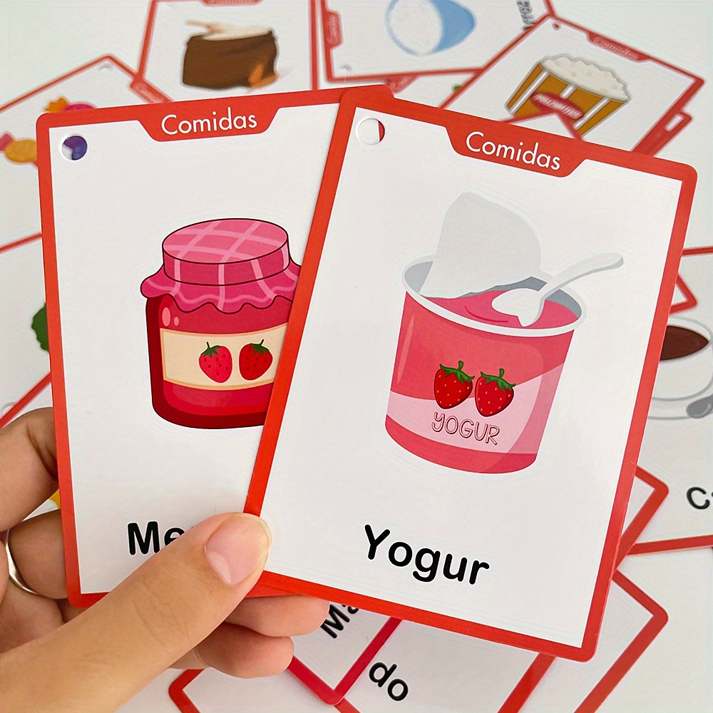 4 temas, frutas, verduras, ali - Kids Education Card reseña y precio