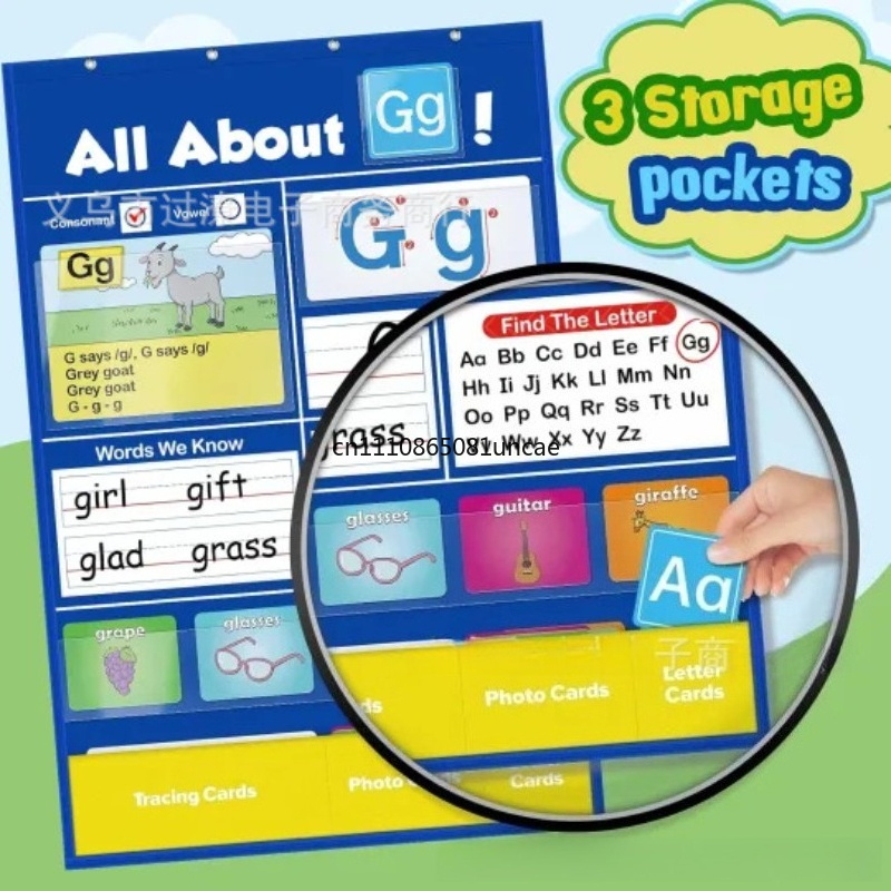 Tabla de aprendizaje del alfab - Kids Education Charts reseña y precio