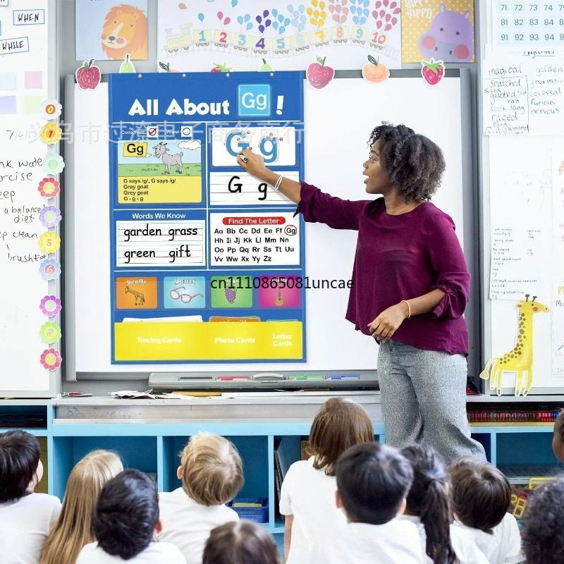 Tabla de aprendizaje del alfab - Kids Education Charts reseña y precio