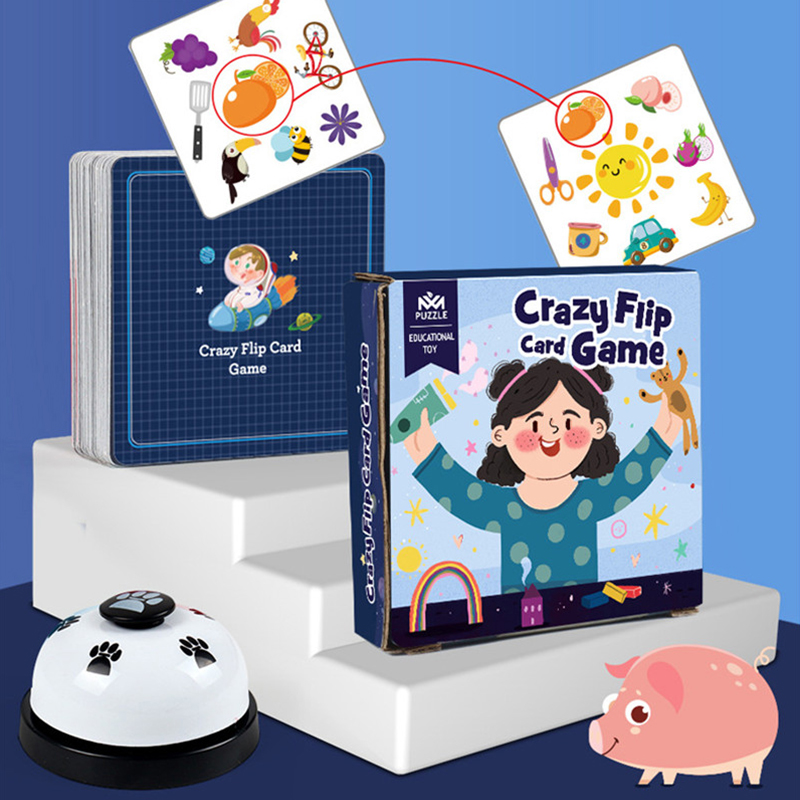 Tarjetas locas a juego con mem - Kids Education Card reseña y precio