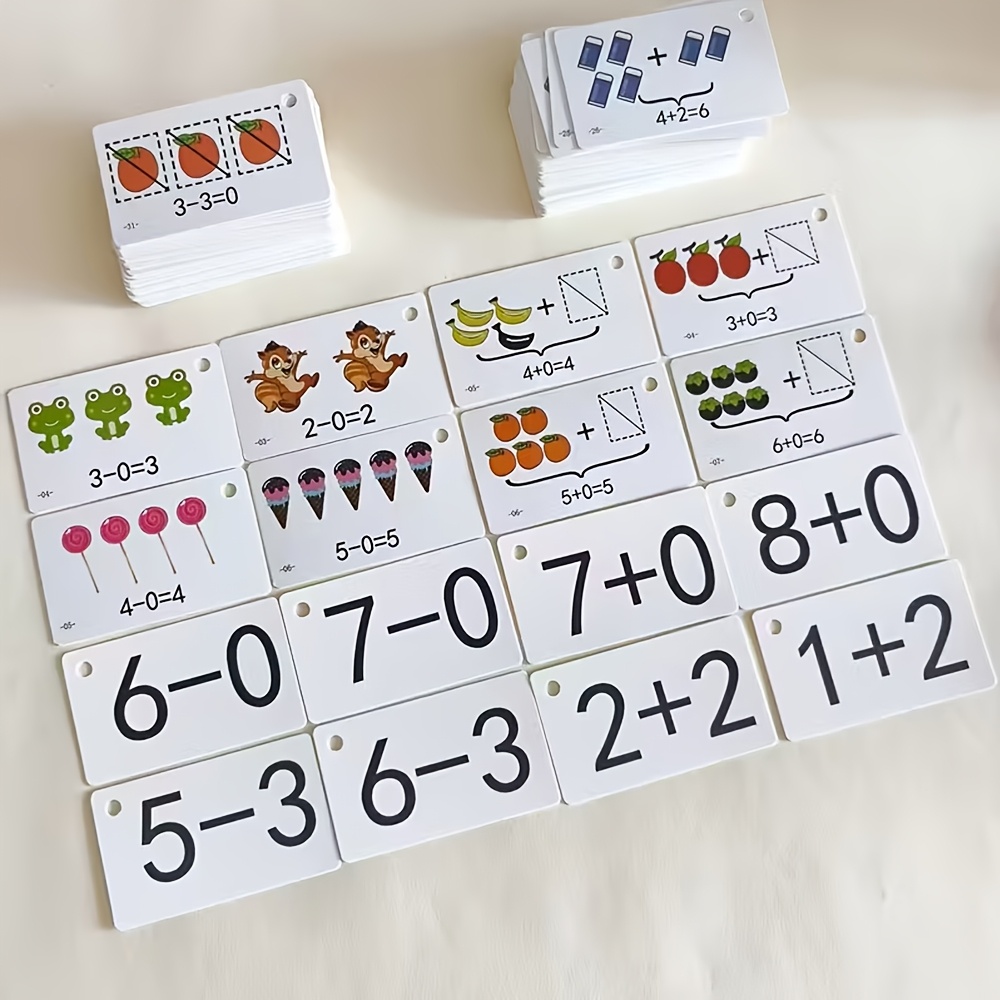 132 tarjetas con problemas de  - Kids Education Card reseña y precio