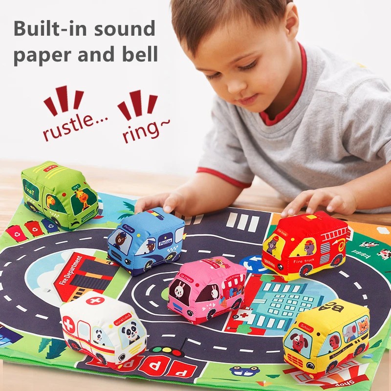 Juego de coches de juguete sua - Kids Educational Mat reseña y precio