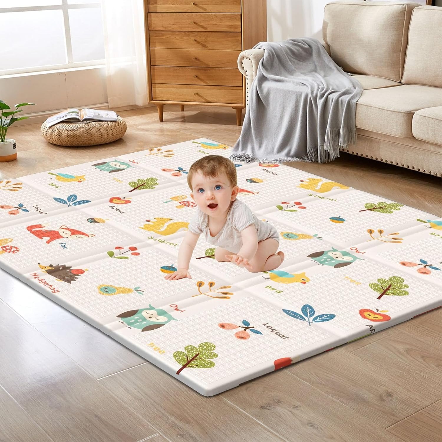 Alfombra plegable para juegos  - Kids Educational Mat reseña y precio