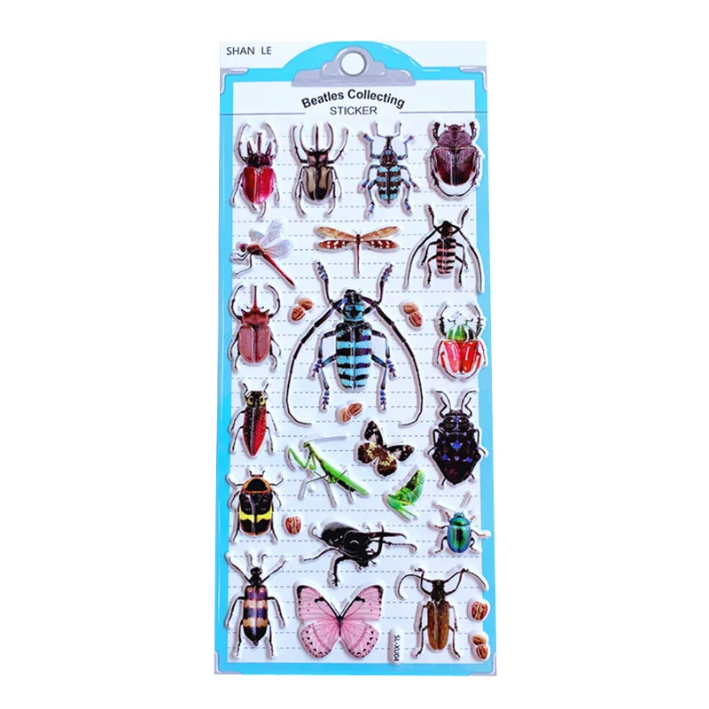 Pegatinas de Insectos 3D Reali - Kids Education Charts reseña y precio