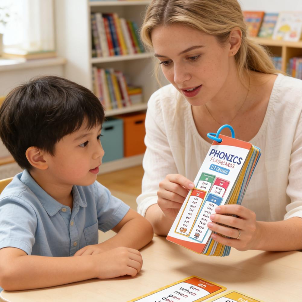 117 tarjetas de fonética para  - Kids Education Card reseña y precio