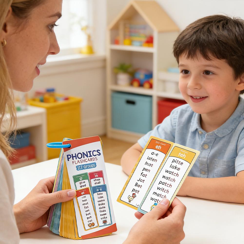 117 tarjetas de fonética para  - Kids Education Card reseña y precio