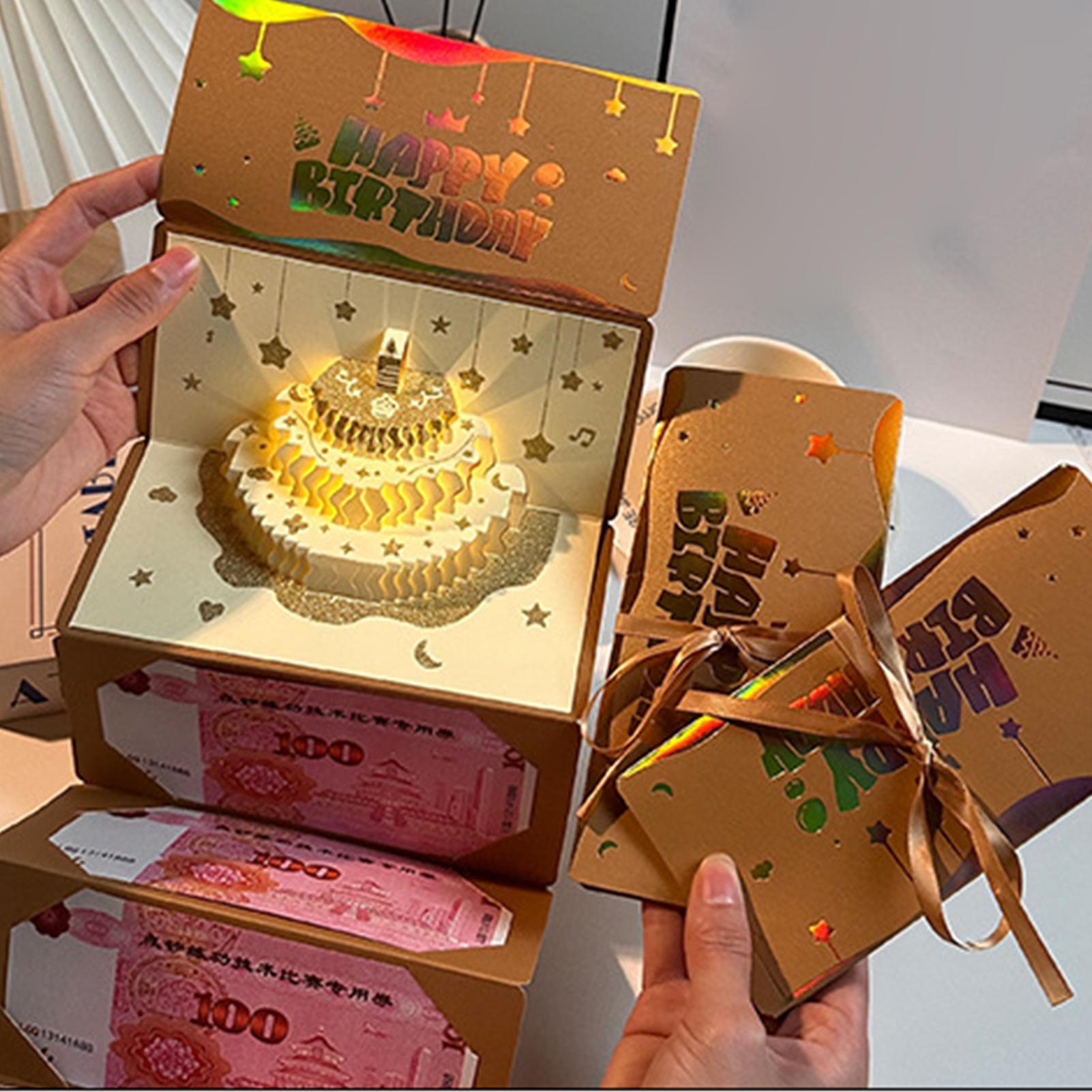 Caja de Regalo 3D con Forma de - Kids Education Money reseña y precio